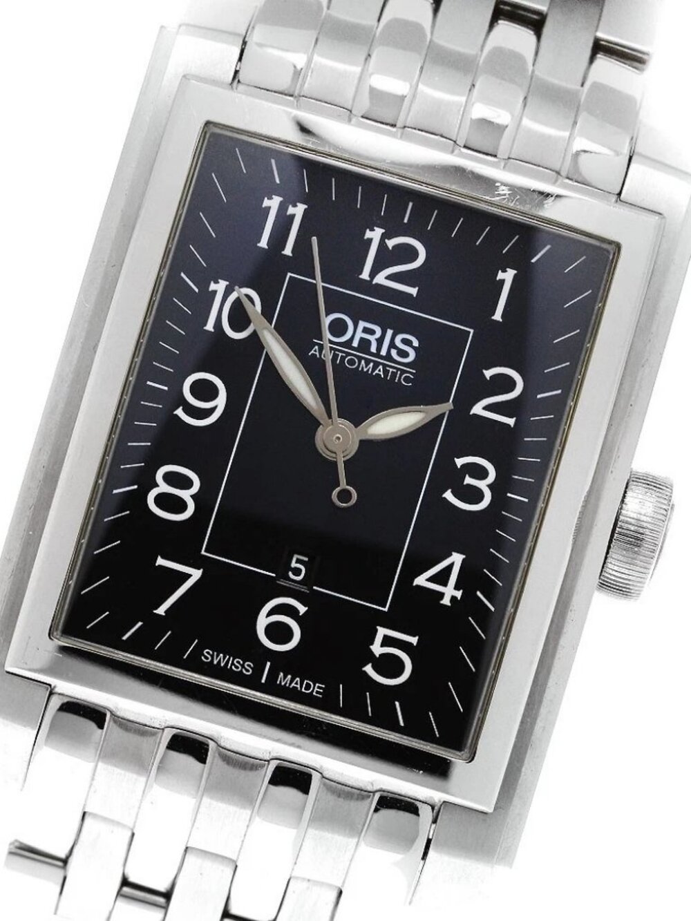 ORIS Rectangle 7657 Date black Dial Automatic Men's Watch_909049